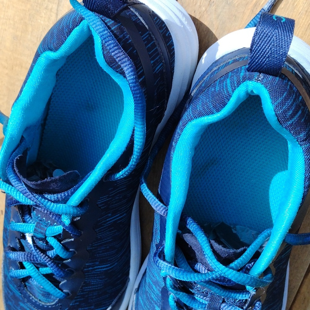 Vionic Women's Agile Fyn Size 8 Lace Up Shoes Low Top Sneaker Blue - Picture 6 of 10